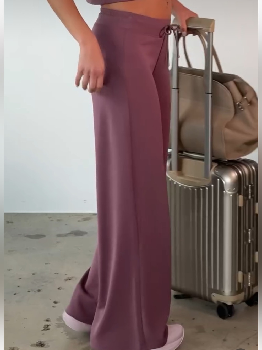 NWT Noli Shop Daphne 2 Piece Modal Lounge Set T Shirt & Wide Leg Pants size S - Picture 6 of 10